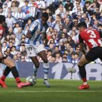 Spanish La Liga soccer mach Real Sociedad vs Athletic Bilbao