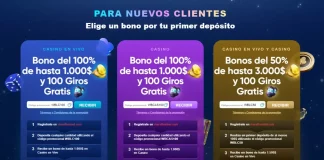 Bonos de Bienvenida: Casino & Casino en Vivo